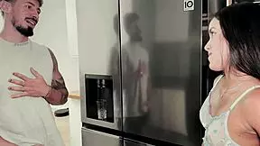 skinny petite 18+ cleans cum off big dick before her first wild anal ride