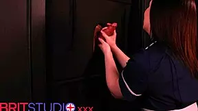 i feel so naughty as this sexy nurse sneaks to the gloryhole post-shift craving cumshots