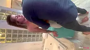 Aline Novak rides fat curvy Brazilian ass cowgirl screaming wet pussy missionary spooning balloon tits quickie