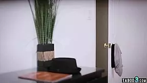 Cock Addict Brunette Teen Fucked Deep by Big Black Cock Lover's Monster Shaft and Natural Tits Bouncing