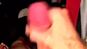 how long can you edge this huge tied up cock before massive cumshots explode everywhere?