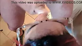 Milf in glasses delivers pov blowjobs, deepthroats, and swallows in steamy compilation preview