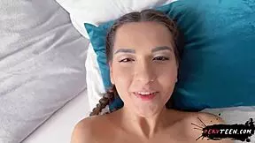 stepsis first time deepthroating my fat monster cock right?