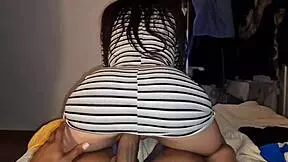 the manic latina schoolgirl prostitute rides her stepbro's monster cock to wild orgasm