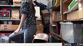 Busty Teen Suspects Caught and Fucked by Mall Cop