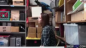 Busty Teen Suspects Caught and Fucked by Mall Cop