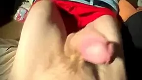 how long can you edge this huge tied up cock before massive cumshots explode everywhere?