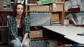 Busty Teen Suspects Caught and Fucked by Mall Cop