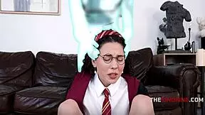 Ghost Cock Curses Teen Satine Summers With Ouija Board Facial!