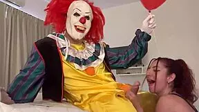 i can't resist this horny argentina girl's big tits and shaved pussy on halloween