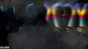 can cute colombian daniela garcia handle five big cocks her first time with dp and dap gaping?