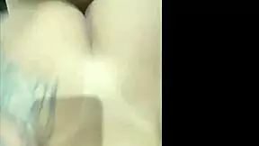 The cuckold licks his wife's creampied pussy after black lover finishes