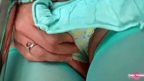 I Can't Believe How Wet My Tight Pussy Gets When This Pervert Fucks Me On The Bus From Behind!