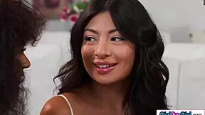 Convert Straight Hottie with Me in Wild Lesbian Threesome