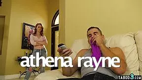 redhead teen athena rayne bends over for stepbro's cock in her pussy 😏