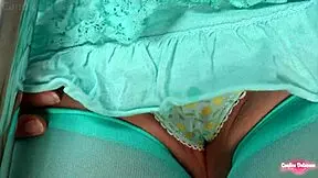 I Can't Believe How Wet My Tight Pussy Gets When This Pervert Fucks Me On The Bus From Behind!