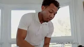 oiled teen filled deep with masseur's throbbing big black cock yes!