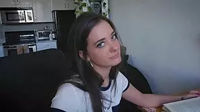 Step Brother Catches Step Sister and They Massage into Steamy Handjob Relief