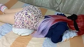 damn my stepdaughter virgin pussy so tight after dance class in miniskirt