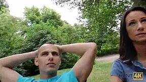 Hunt4k cuckold, watch your petite Czech wife get pounded outdoors for cash in public park?