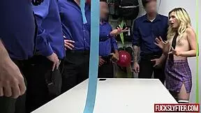 Minxx Marley Caught Shoplifting Again Begs with Deepthroat and Ride