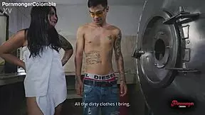 Alexa Lewis Danyel Mast Take Rough Anal In Laundry Room