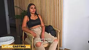 Hot colombian teen fucks her way to fame on casting couch