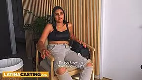 Hot colombian teen fucks her way to fame on casting couch