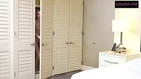 Khloe Kingsley begs hotel guest to fuck her tight pussy like a doll!