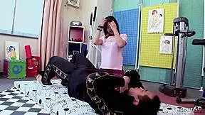 Petite Japanese Teen Tricked into Gym Coach's Uncensored Fuck Ride