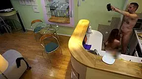 why does this sexy teen crave her stepdad's cock in the kitchen?