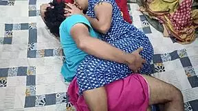 Horny Indian Bhabhi Lures Neighbor for Pussy Pounding