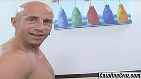 LICENSED TO BLOW: VICTORIA SINN PETITE MILF FACE FUCKS JUICY COCK DOGGYSTYLE