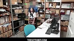 Jasmine grey caught stealing then fucked hard pov by owner