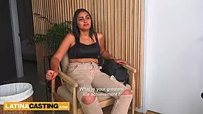 Hot colombian teen fucks her way to fame on casting couch
