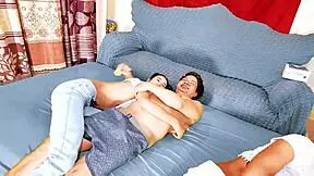 18yo bigcock lover bends over for threesome pounding with facial cumshot finish?