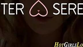 Teen babe fingers ass while riding huge dildo in high definition