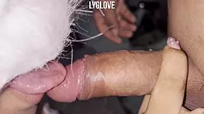 Mistress gives epic blowjobs in hubby's room bent over doggystyle gym ass