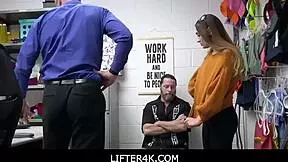 Officer Mike Mancini's Deep Cavity Search Arouses Marilyn Johnson's Ass!