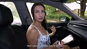 first date handjob in the car turns into wild outdoor pounding... ready for more?