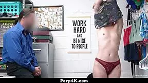 i caught madison haze stealing so now she's riding my cock as punishment