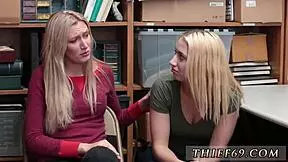 Cop Milf Step Mom Gags on Cock After Catching Petite Thief