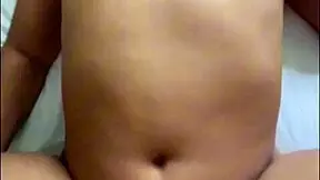 Hot desi college babe bends over in bathroom for first-time big cock doggystyle pounding.