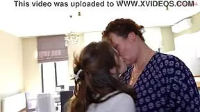 im so turned on watching naughty teen seduce stepmom's lover for huge dick mouth fucks and cum swaps with milf