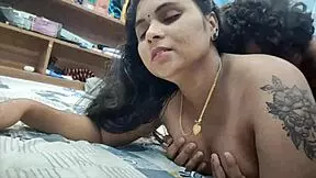 we lick each others asses kiss deep suck big boobs like wild animals in bedroom desi couple fuck