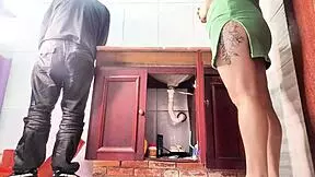 lonesome brazilian housewife calls plumber bangs wildly in bathroom cheating