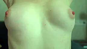 Wanna pinch these puffy small teen nipples up close you fetish perv?