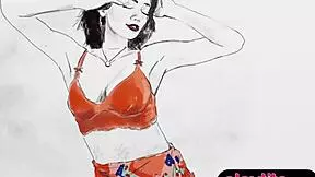 I love watching beautiful indian angel constance's tight pussy striptease