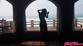 I love watching beautiful indian angel constance's tight pussy striptease