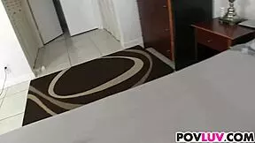 latina teen penelope stone rides huge cock close-up getting slammed hard